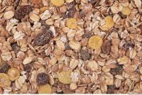 Photo Texture of Oatmeal with Dried Fruit 0002